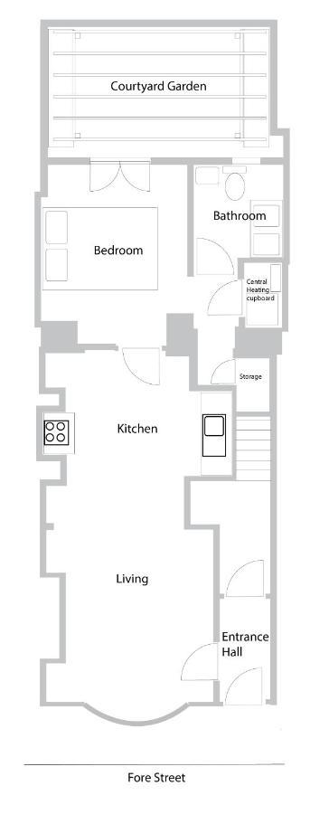 Beautiful Seaside One Bedroom Apartment Shaldon Exterior foto